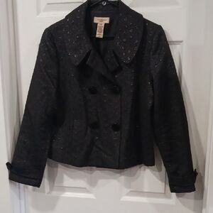 Covington Black Pea Coat